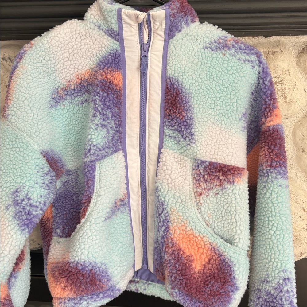 DSG Purple and Orange Sherpa Jacket